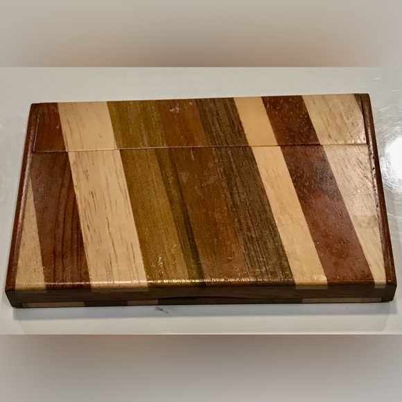 “Aloha From Hawaii” Hand Crafted Wooden Business Card Box - Picture 2 of 4